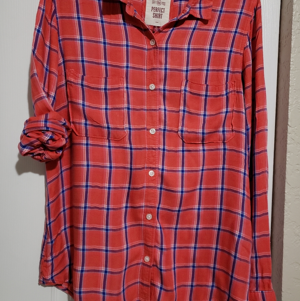 Plaid Button Down
